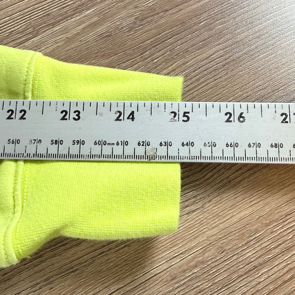 Lululemon Loungeful Cropped Hoodie Womens 6 Electric Lemon Activewear Athleisure - Picture 6 of 9